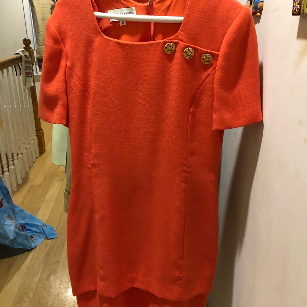Orange dress